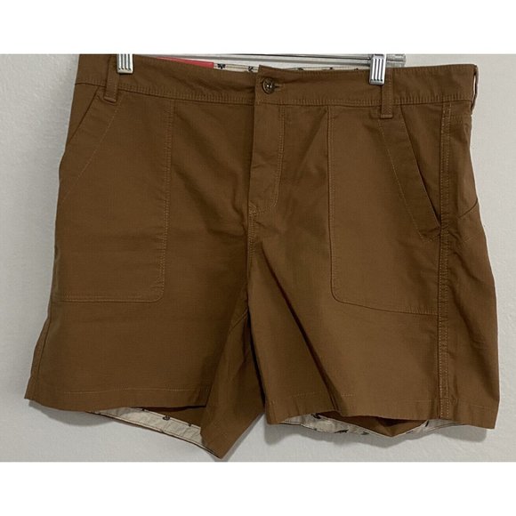The North Face Women's Ridgeside Cargo Hiking Shorts Size 12 Coffee Brown NWT - Picture 1 of 9